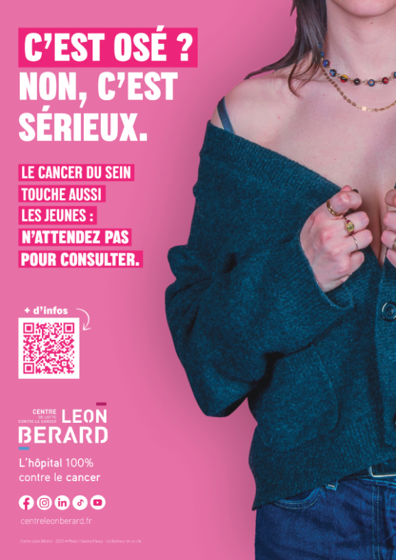 Affiche CLB 2025 - Cancer du sein - Femmes jeunes