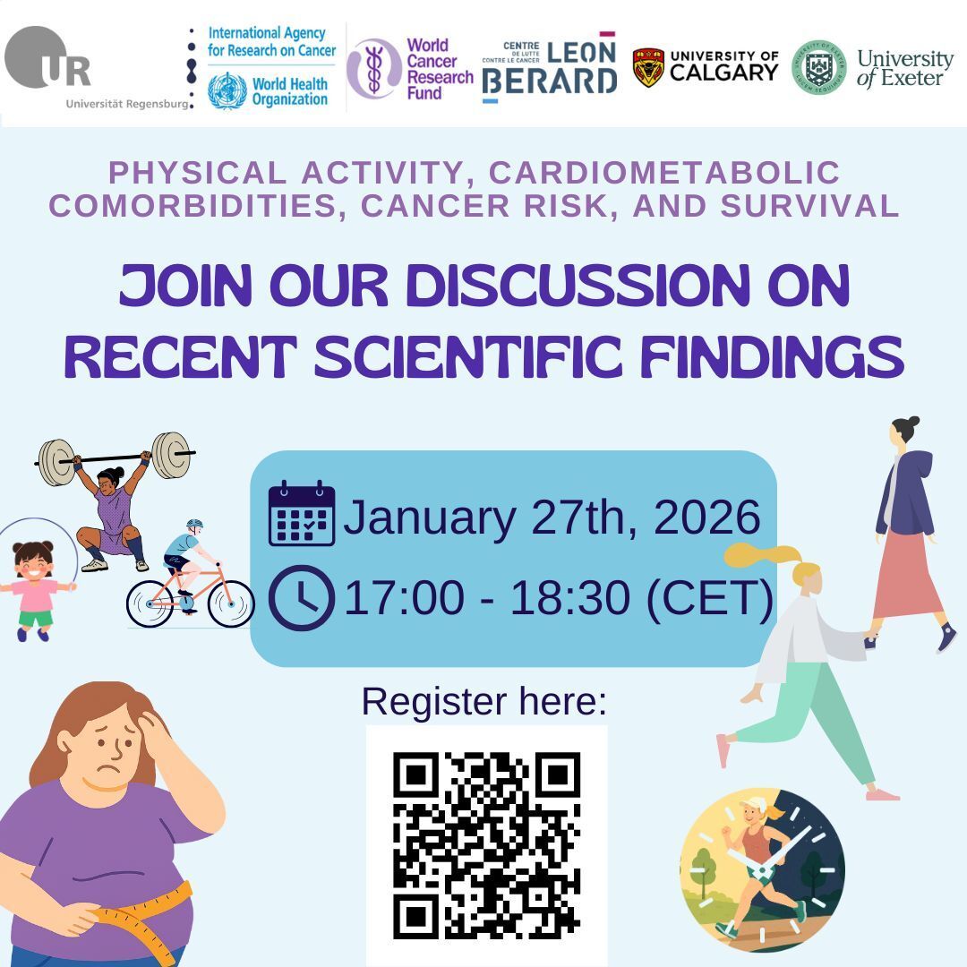 Activité physique, comorbidités cardiométaboliques, risques de cancer et survie